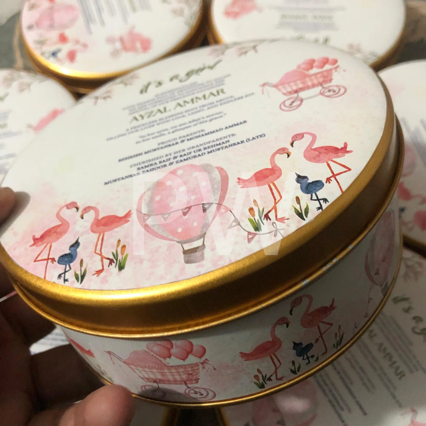Baby Girl Birth Announcement Box | BB-114