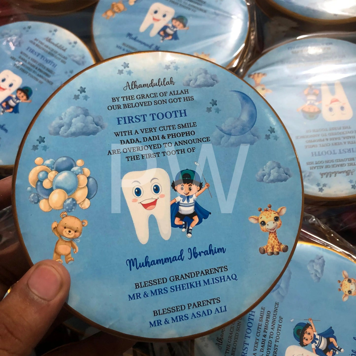 Baby Boy Birth Announcement Box | BB-101