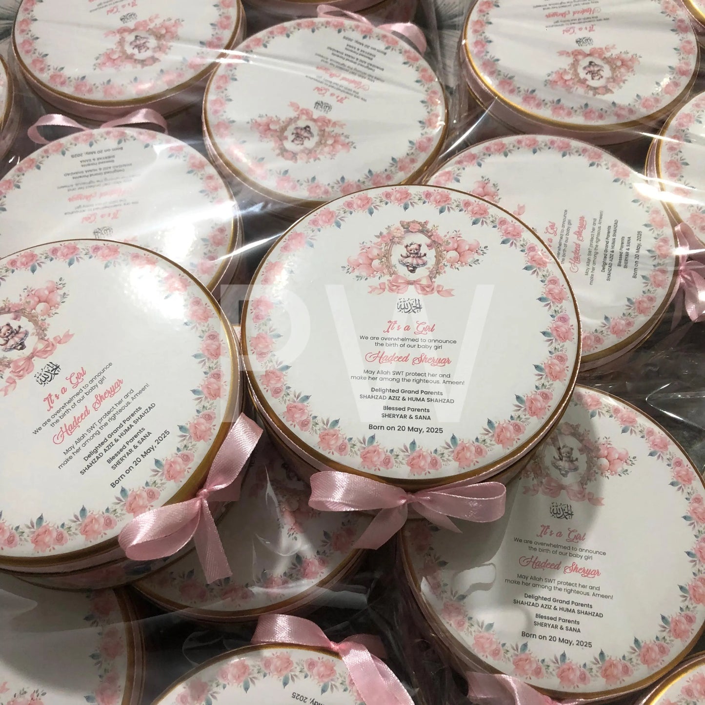 Baby Girl Birth Announcement Box | BB-103