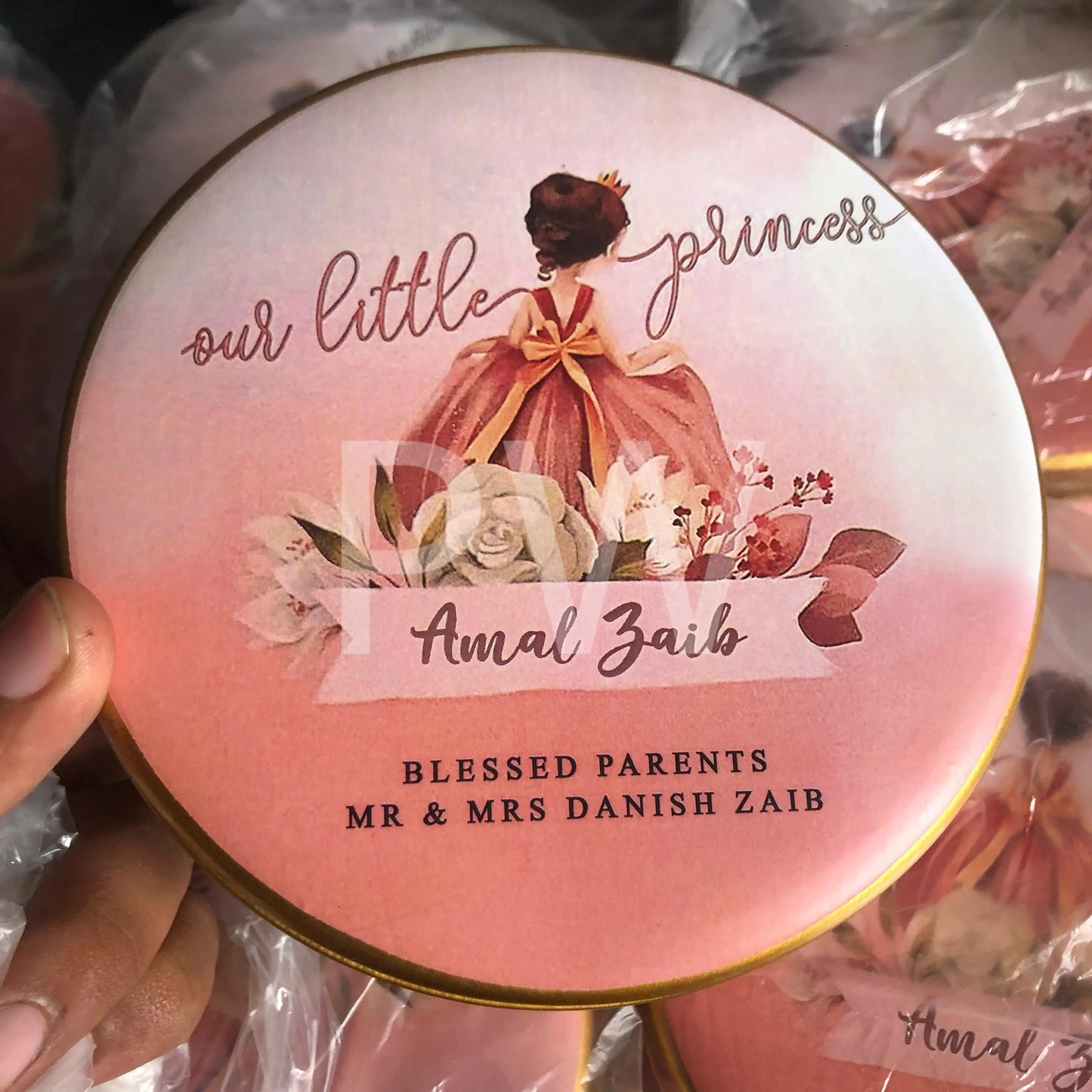 Baby Girl Birth Announcement Box | BB-110