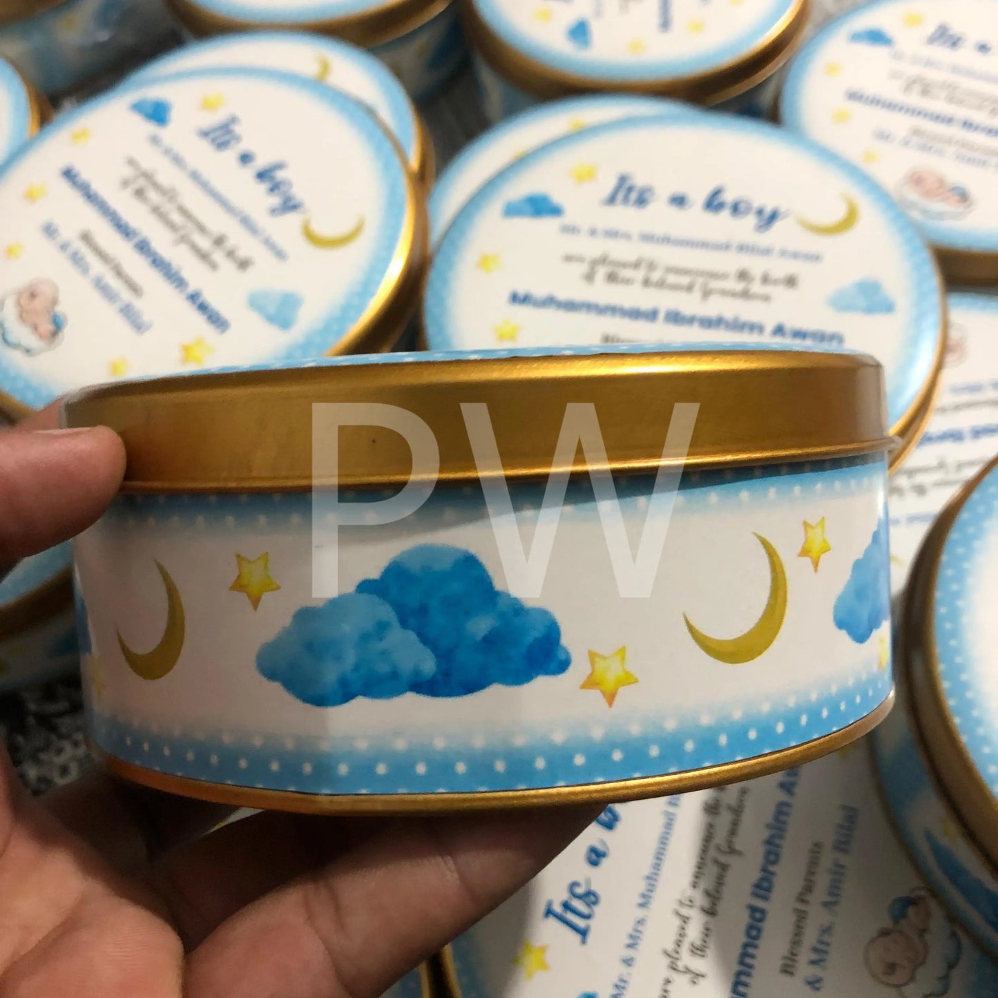 Baby Boy Birth Announcement Box | BB-106