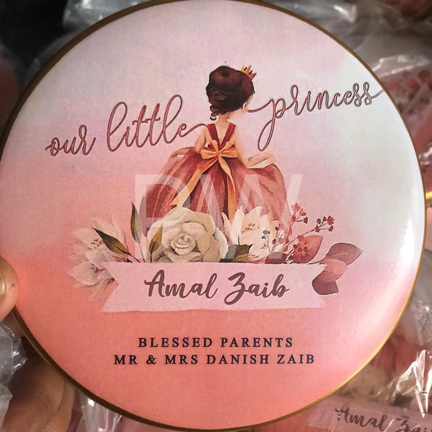 Baby Girl Birth Announcement Box | BB-110