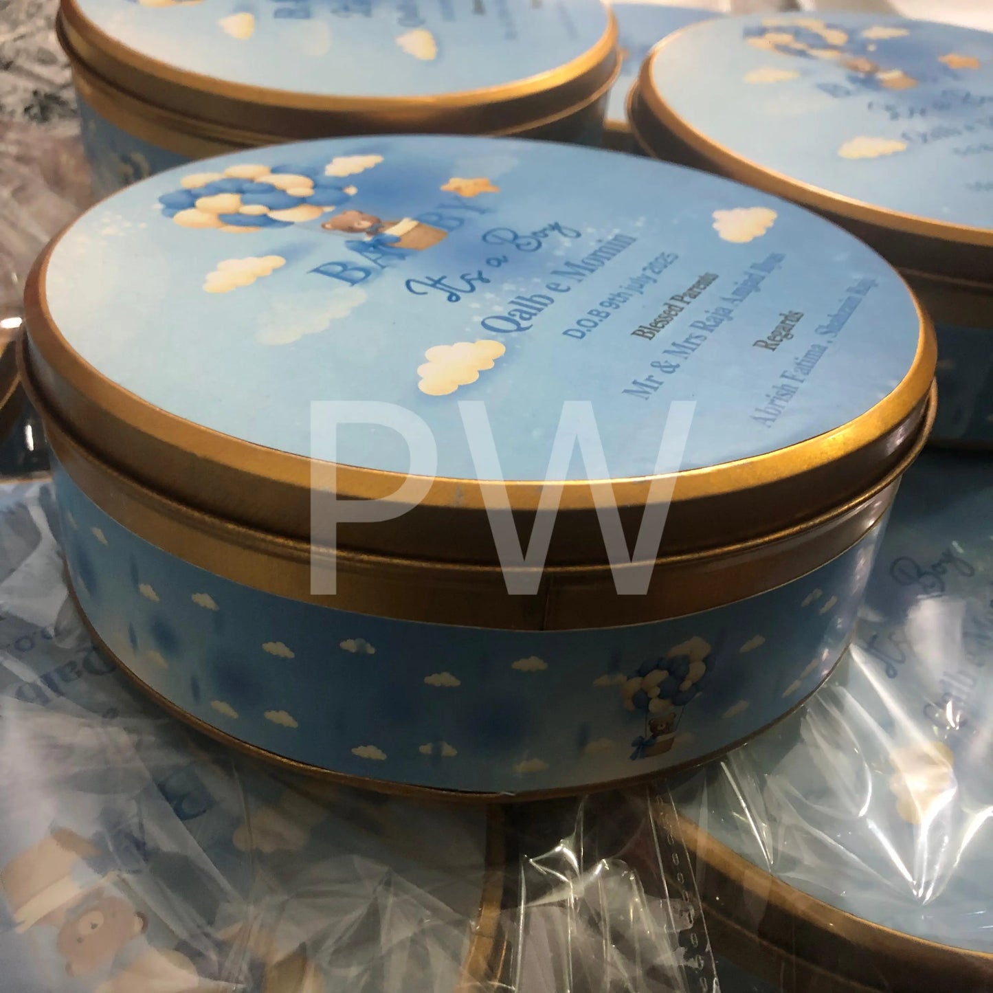 Baby Boy Birth Announcement Box | BB-107