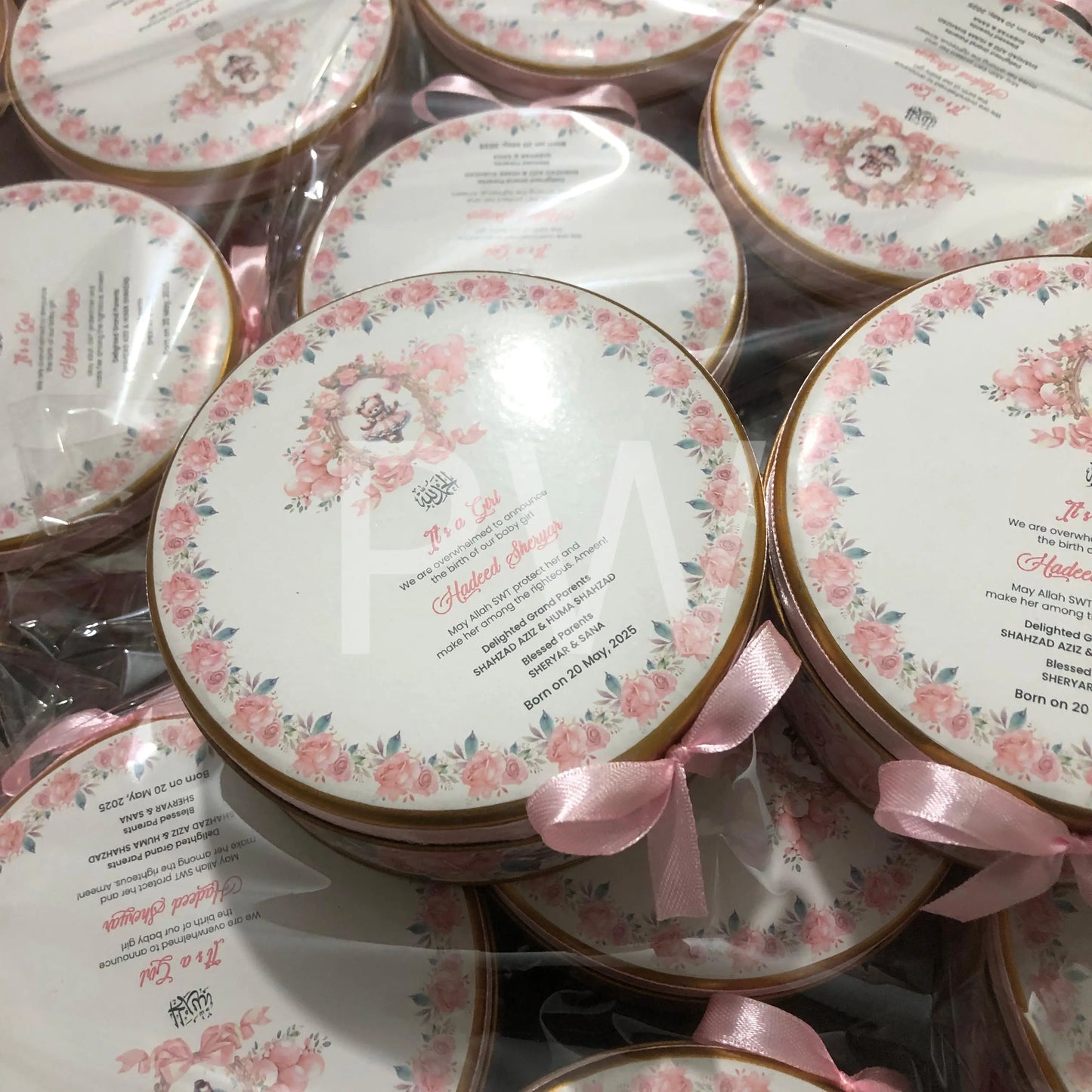 Baby Girl Birth Announcement Box | BB-103