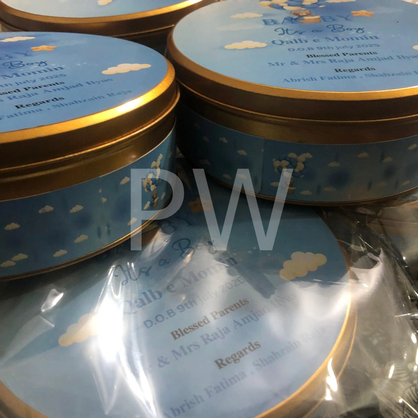 Baby Boy Birth Announcement Box | BB-107