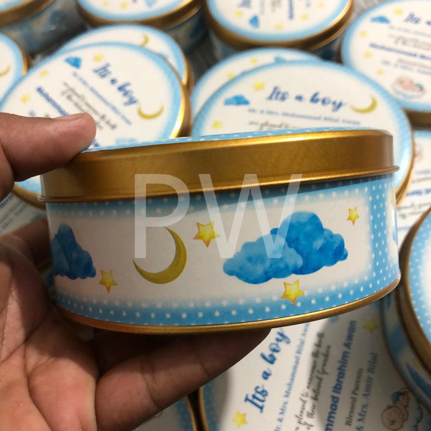 Baby Boy Birth Announcement Box | BB-106
