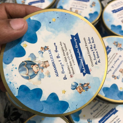 Baby Boy Birth Announcement Box | BB-113