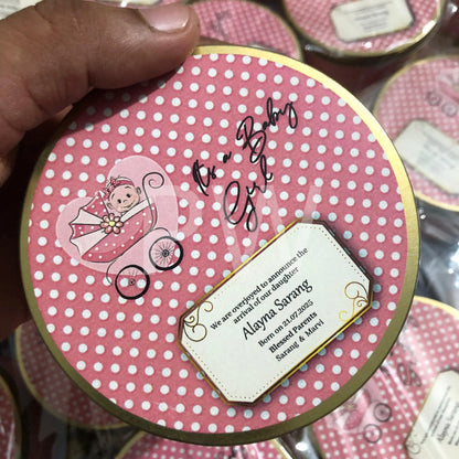 Baby Girl Birth Announcement Box | BB-105