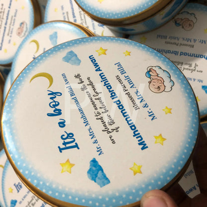 Baby Boy Birth Announcement Box | BB-106