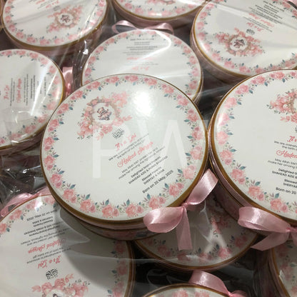 Baby Girl Birth Announcement Box | BB-103