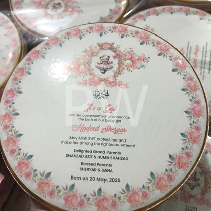 Baby Girl Birth Announcement Box | BB-103